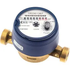 Compteur divisionnaire EF mâle-mâle 3/4" DN 15