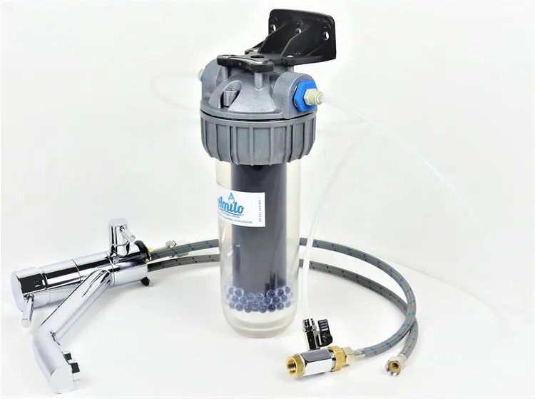 Filtre sous-&eacute;vier avec robinet 3 voies court