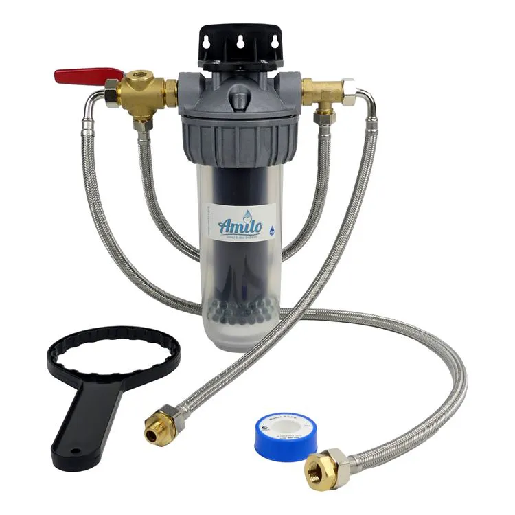 Filtre sous-&eacute;vier avec bypass et kit de flexibles